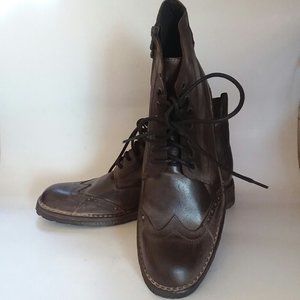 #8 NEW MARK NASON Dark Brown Hideaway boots